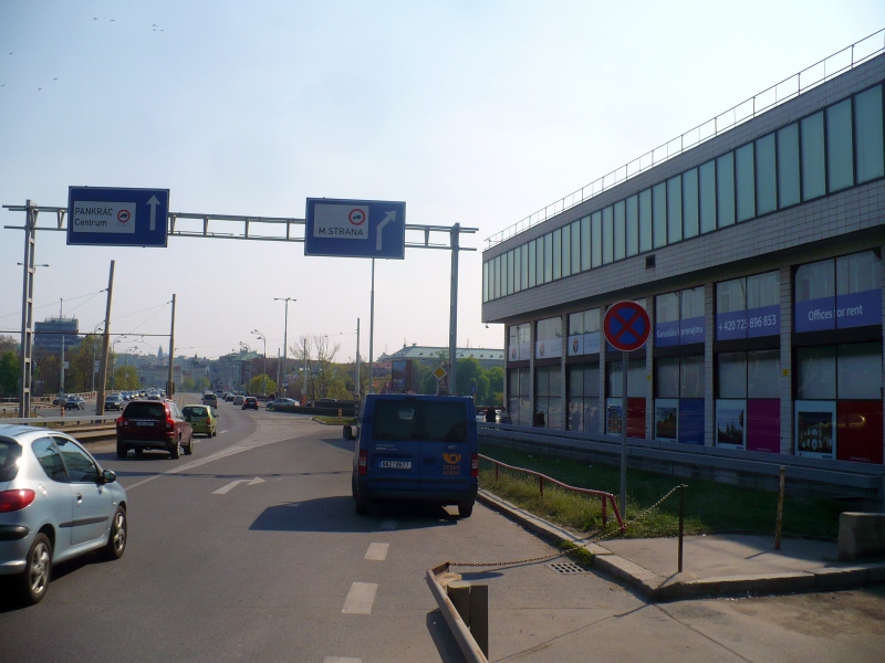 Odbočení do Bubenské ulice