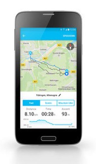 Aplikace eBike Connect Smartphone