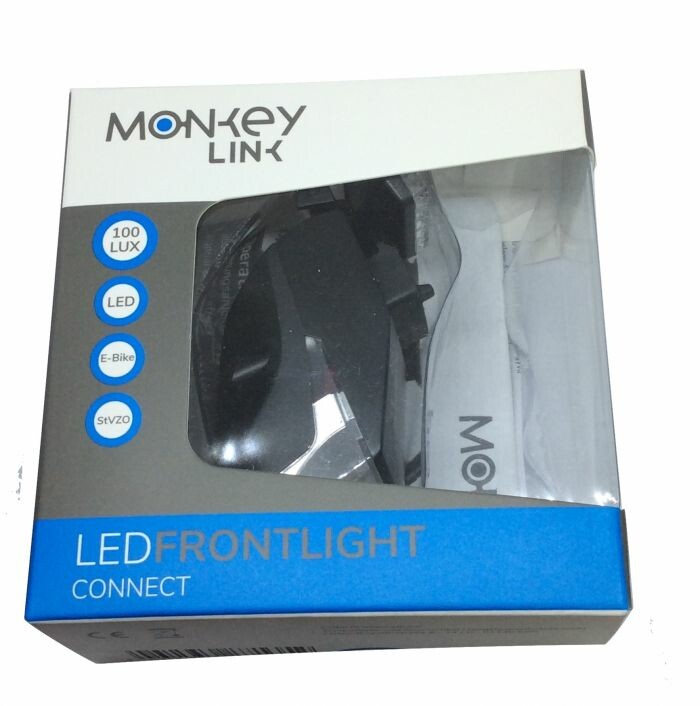 MonkeyLink - Přední světlo LIGHT-100 LUX  Connect Pro Ebike