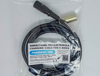 Nabíjecí kabel pro Powerbox.one "T" - typ XLR3M pro modely GIANT