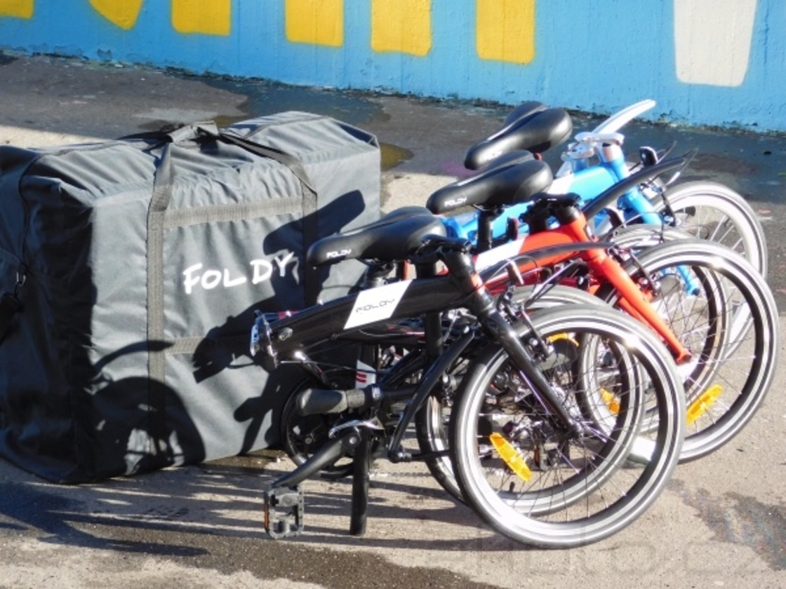 Skládací kolo FOLDY - složená kola