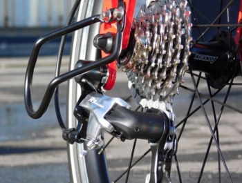 Skládací kolo FOLDY - 8mi rychlostní kovová přehazovačka MicroShift R8 s ochranou